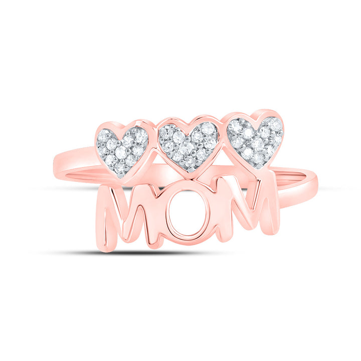 1/10CTW-DIA P1 GIFT MOM HEART RING