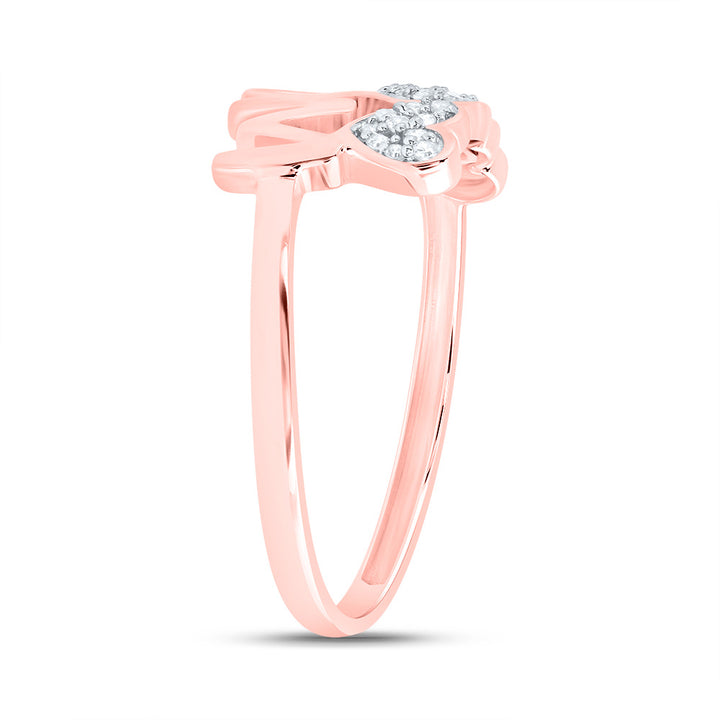 1/10CTW-DIA P1 GIFT MOM HEART RING