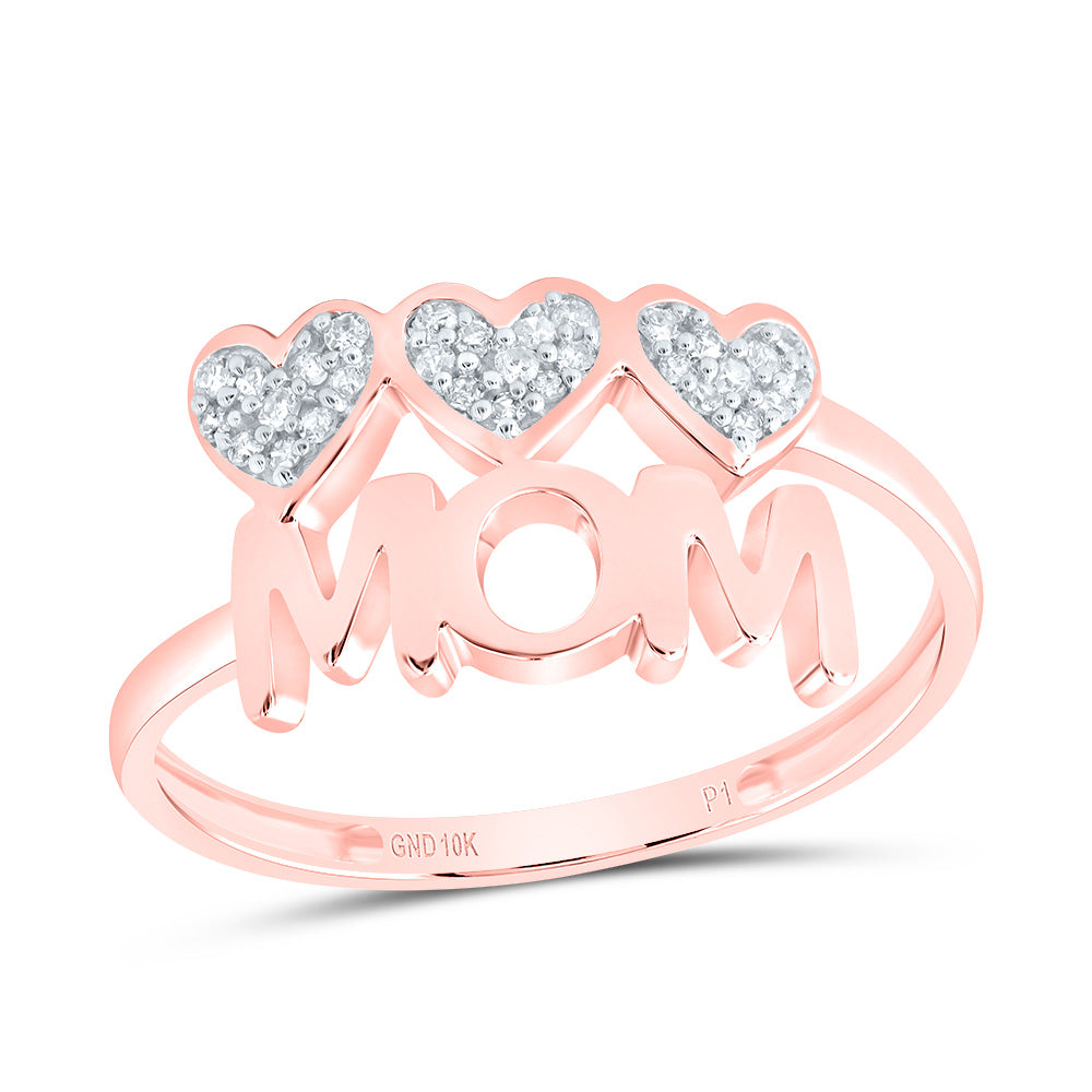 1/10CTW-DIA P1 GIFT MOM HEART RING