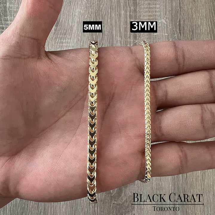 14K GOLD FRANCO - Black Carat